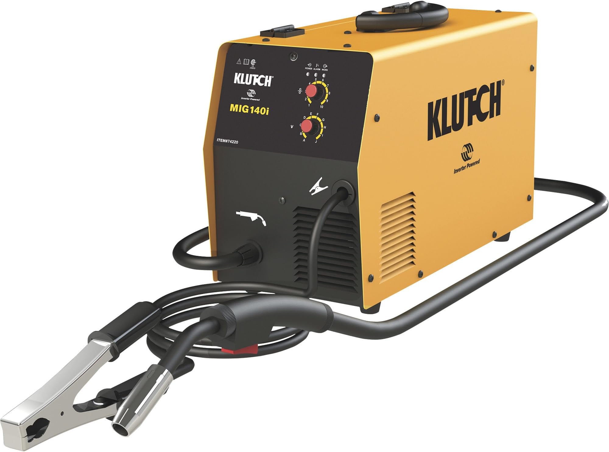Klutch MIG 140i Flux-Core/MIG Welder - Inverter, 120V, 30-140 Amp Output
