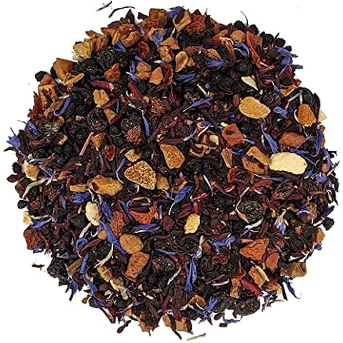 Simpli-Special Yummy Berry Caffeine-Free Loose Leaf Herbal Fruit Premium Blend for Hot or Iced Tea All Natural (100g in resealable pouch) Cover