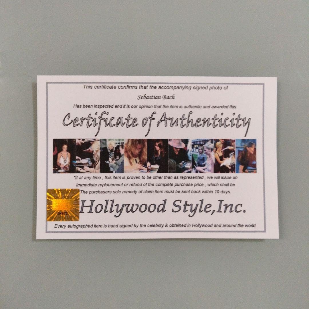 セバスチャン・バック直筆サイン入り2Lサイズ写真…