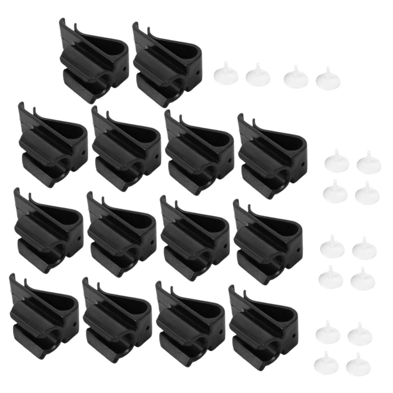 ifundom Golfschläger-Clip Stichworte Veranstalter Putter Putten Entfernung Tasche Club-organisator-Clips Golfclips Halter Für Golfhandschuhe Golfsack -Hanger Schwarz Abs