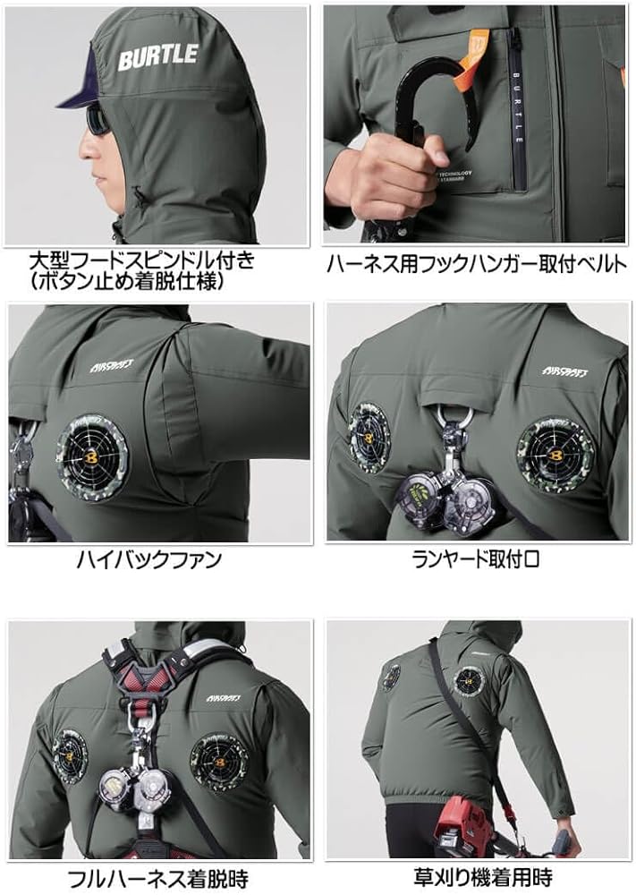 Amazon.co.jp: [バートル] エアークラフト ACベスト (ファンなし