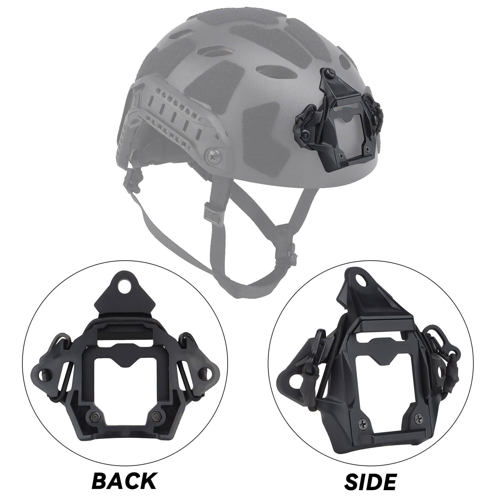 Amazon.com: AOUTACC Upgraded Tactical Helmet NVG Mounting