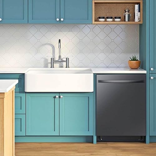 Miniatura 7 de Lavavajillas inteligente integrado con liberación automática Dry & StormWash+, acero inoxidable negro Samsung