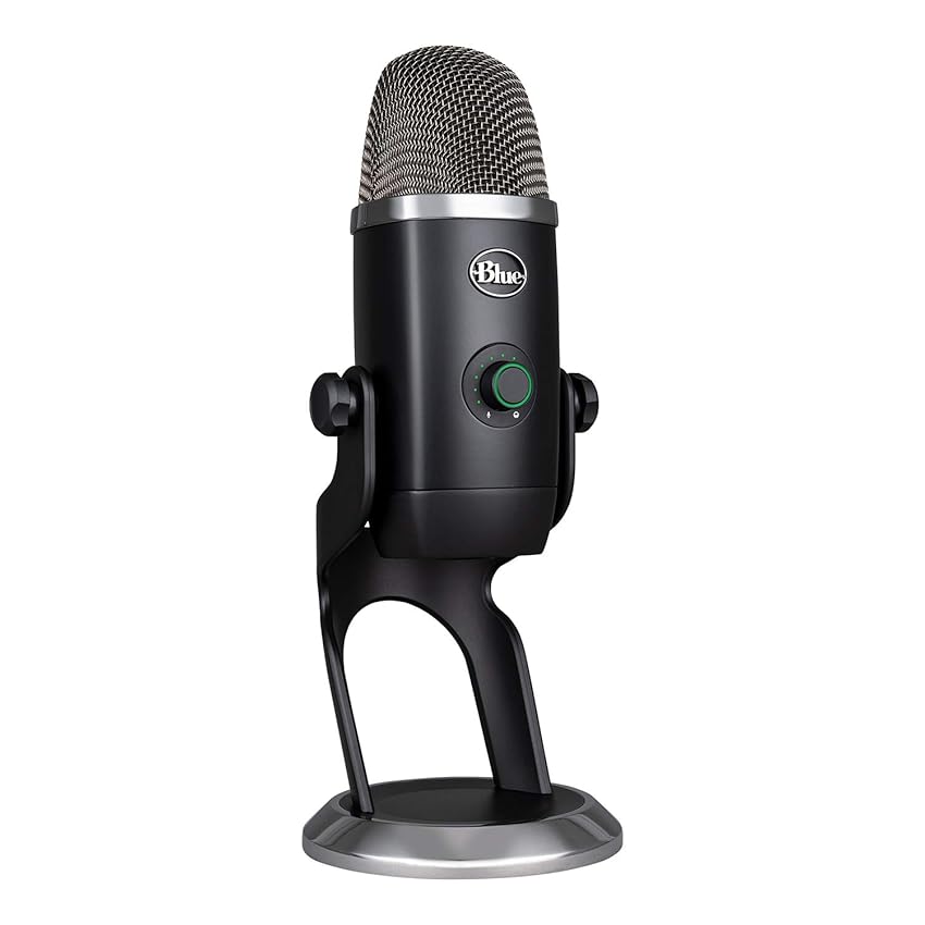 Immagine del prodotto Blue Yeti X Microfono Professionale USB a Condensatore per Registrazione, Streaming, Gaming, Podcasting su PC e Mac, Mic ad Alta risoluzione, Illuminazione LED, Effetti Blue VO!CE - Nero