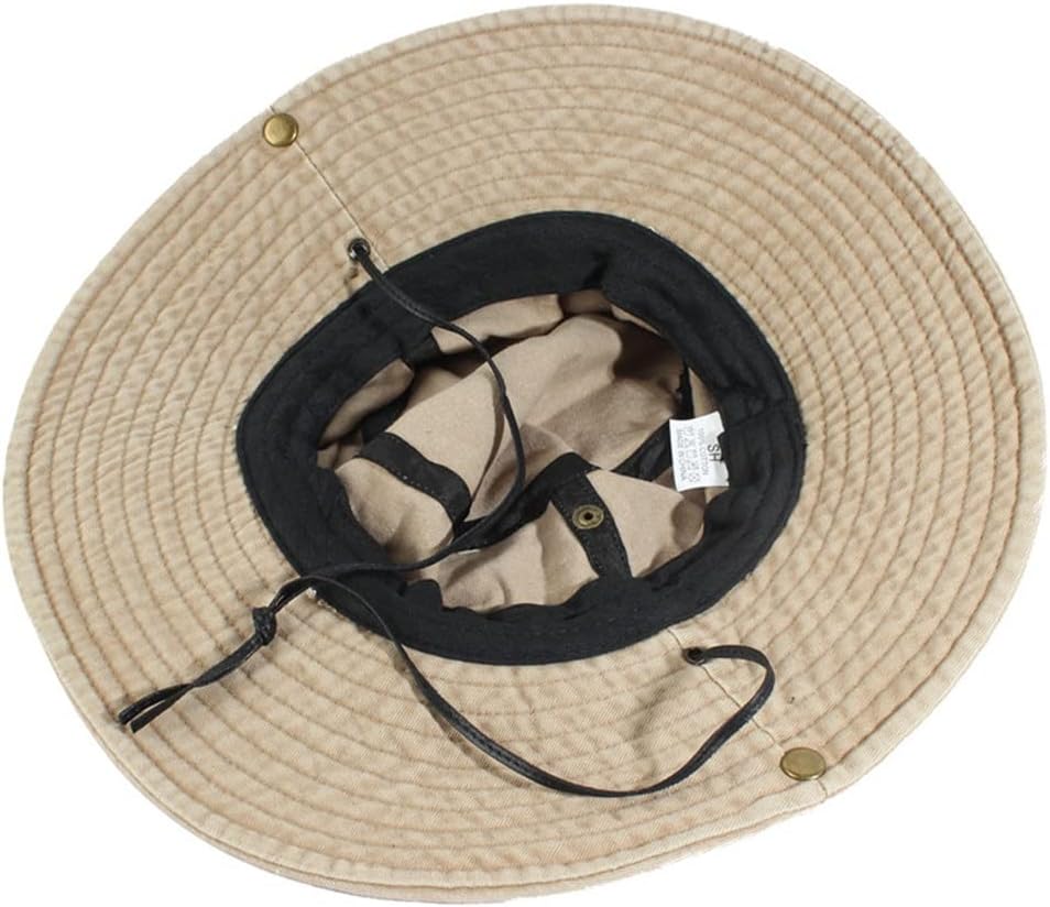 Bucket Hat Washed Cotton Panama UPF 50+ Sun Male Beach Fishing Hunting Caps