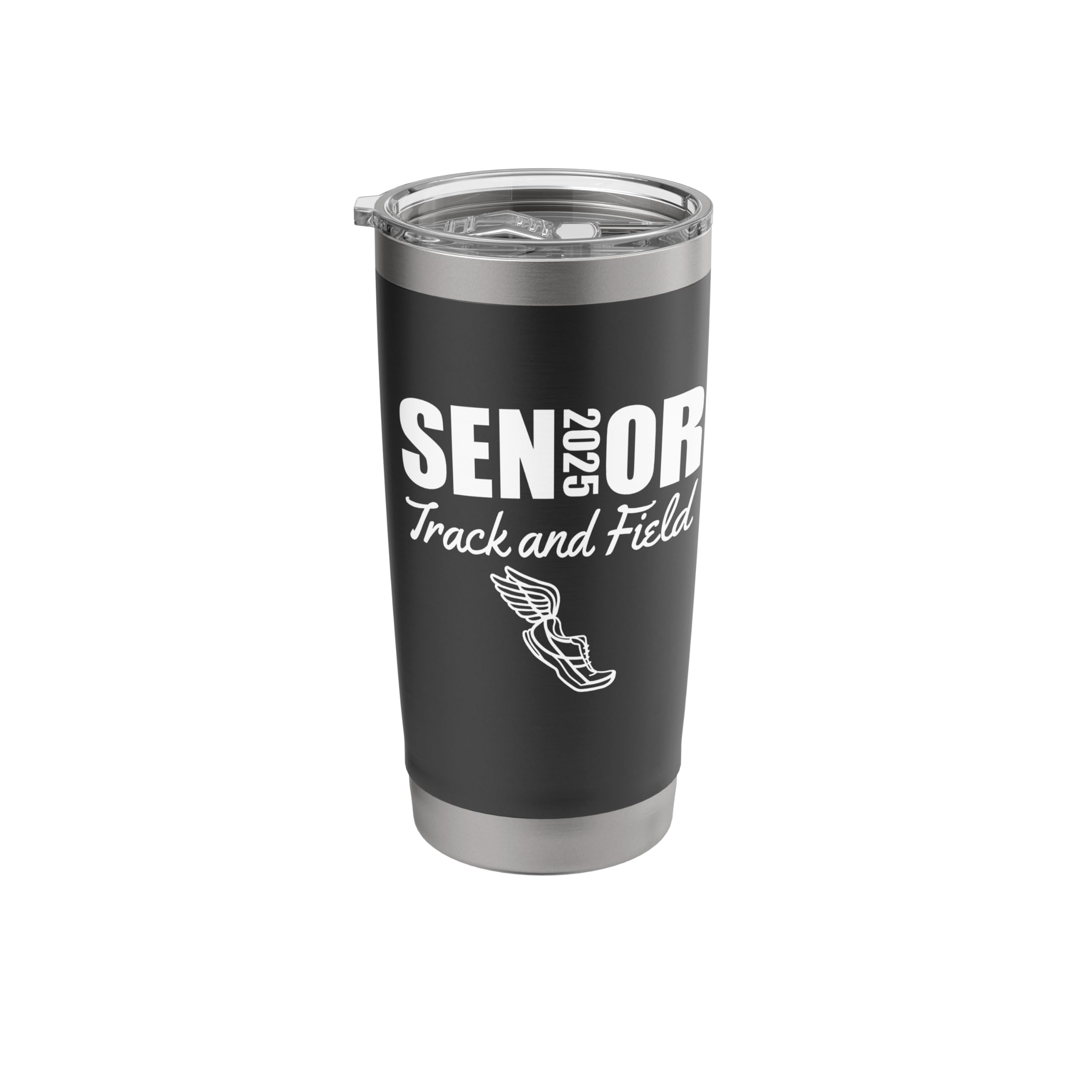 2025 Senior Track and Field Class of 2025 Run Jump Throw Stainless Steel Insulated Tumbler