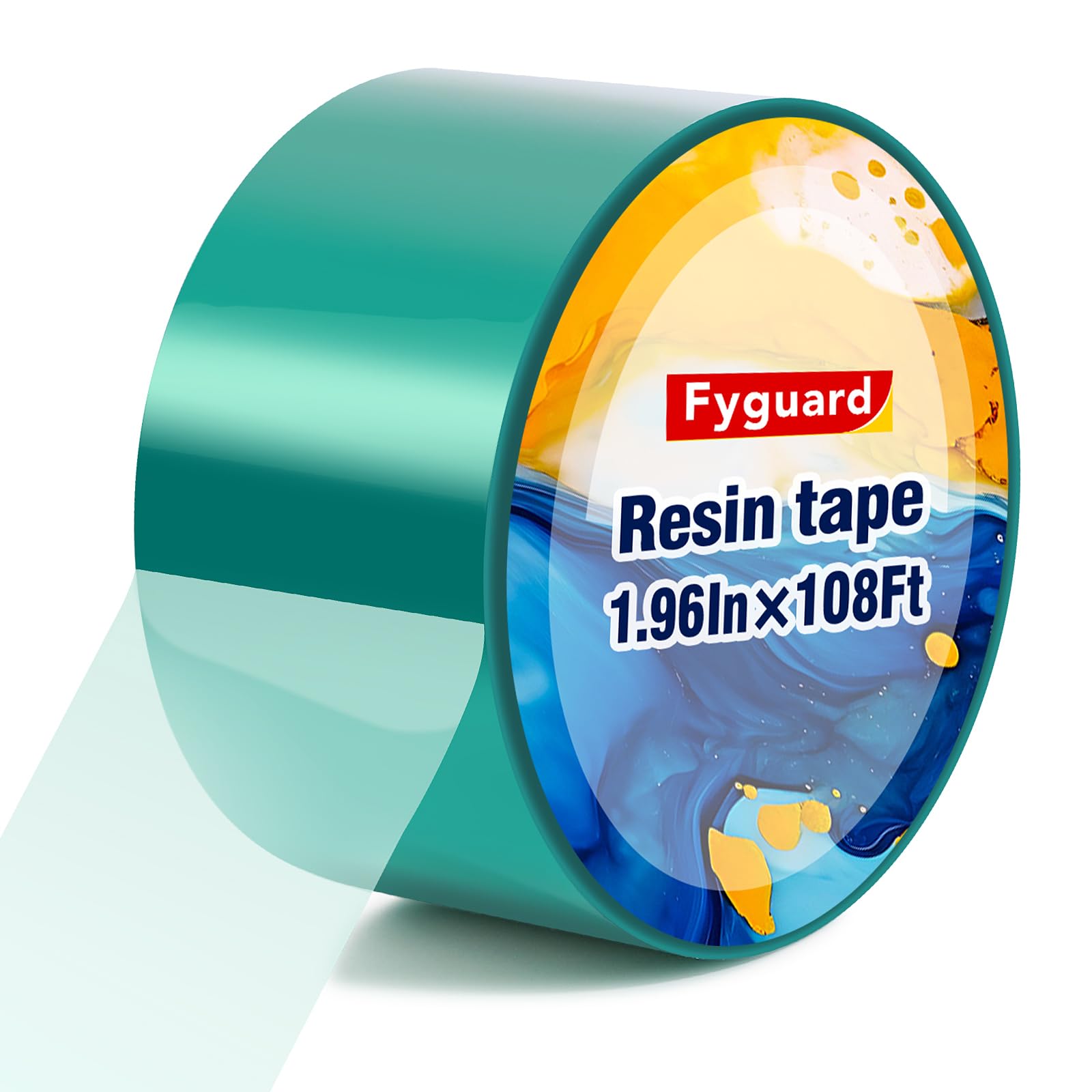 Cinta adhesiva de resina epoxi, 50 mm x 33 m, resistente al calor, cinta epoxi para tablas de río, pintura en aerosol, soldadura
