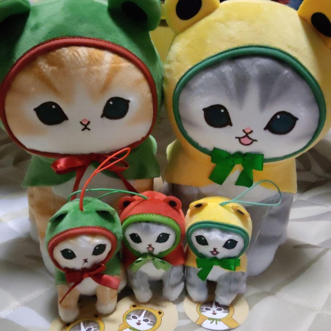 Amazon.co.jp: モフサンドカエルにゃんBIGぬいぐるみ2種&カエル
