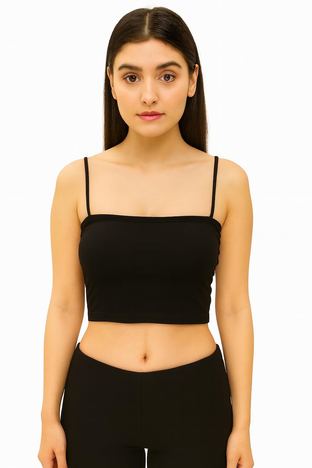 HPA Bralette Tube Spaghetti for Girls & Women | Padded Full Coverage | Non-Wired Sports Spaghetti | Removable Pads | Comfortable Beginner & Teenager Everyday Wear-image-23