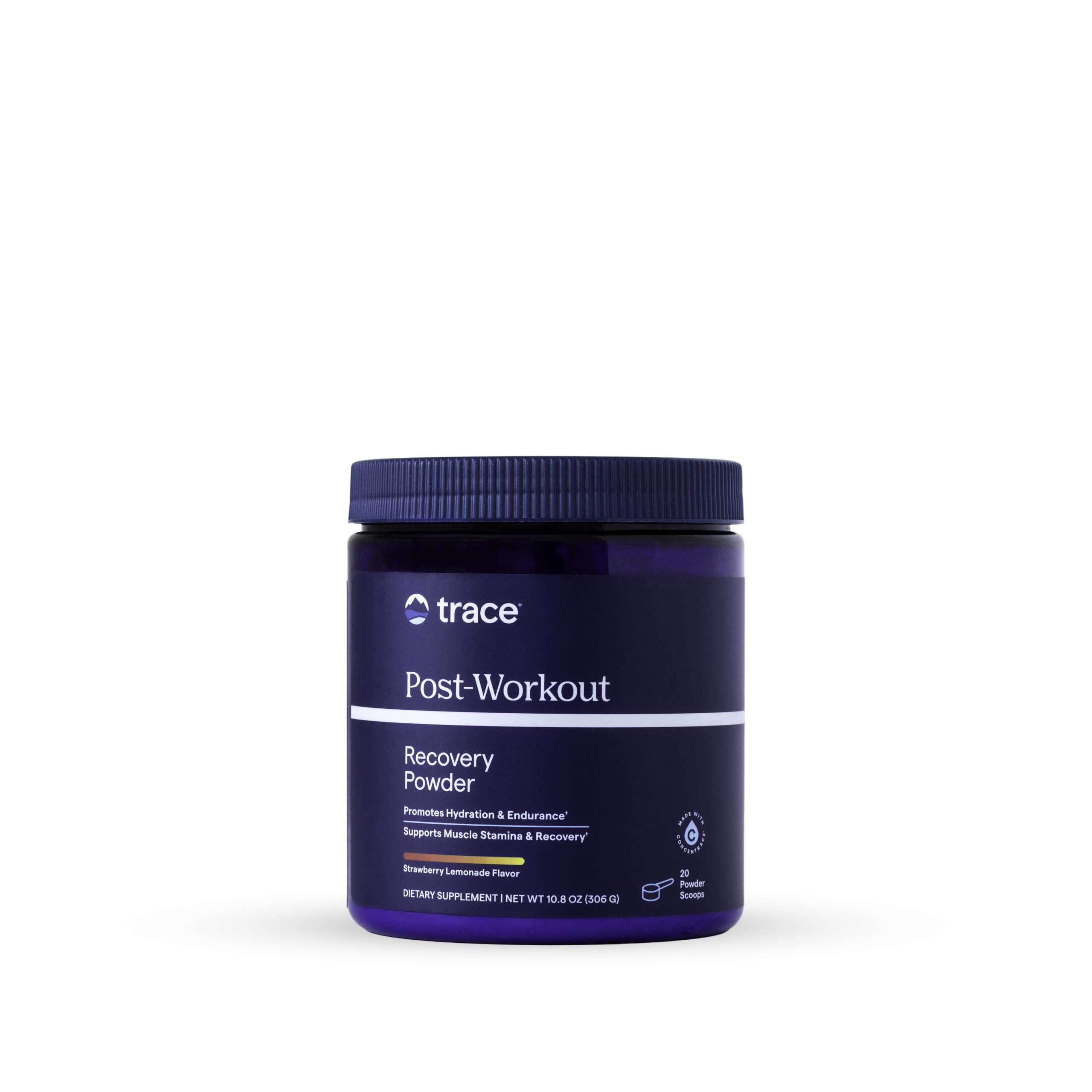 Trace Minerals Post Workout Recovery Drink, 10.8 oz Canister