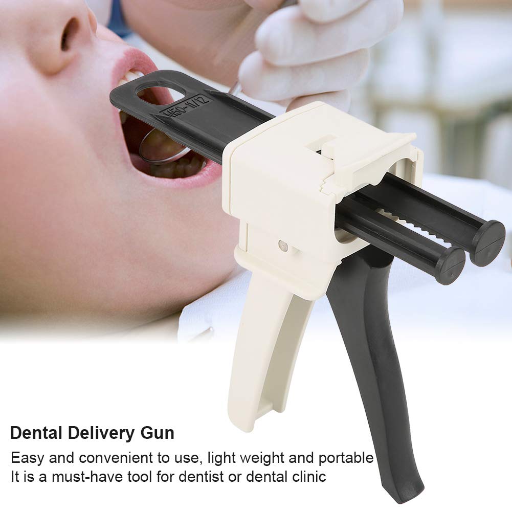 Dental dozownik Gun 1: 1/2: 1 wkład z kauczuku silikonowego Impression Mixing Dispenser pistolet dostawczy stal szlachetna dozownik