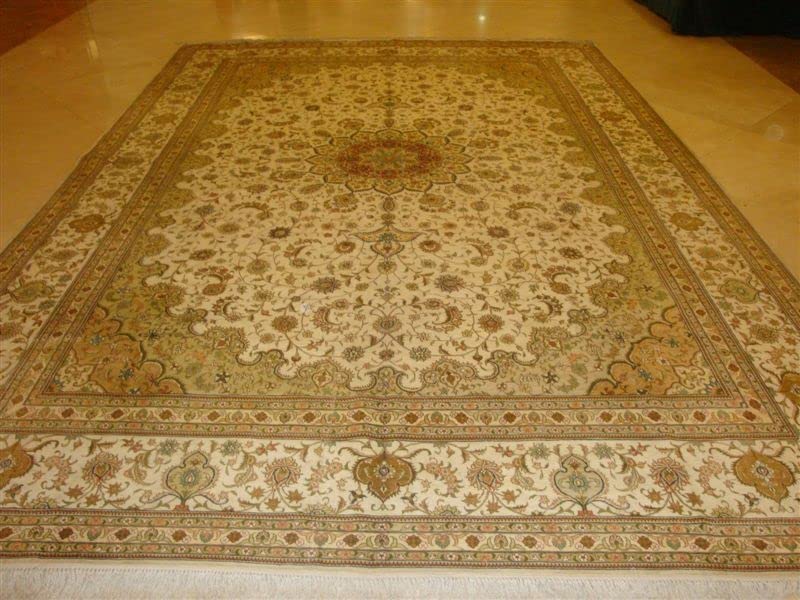 Oriental Design Pattern Carpet for Living Room Decoration Handmade Silk Rugs