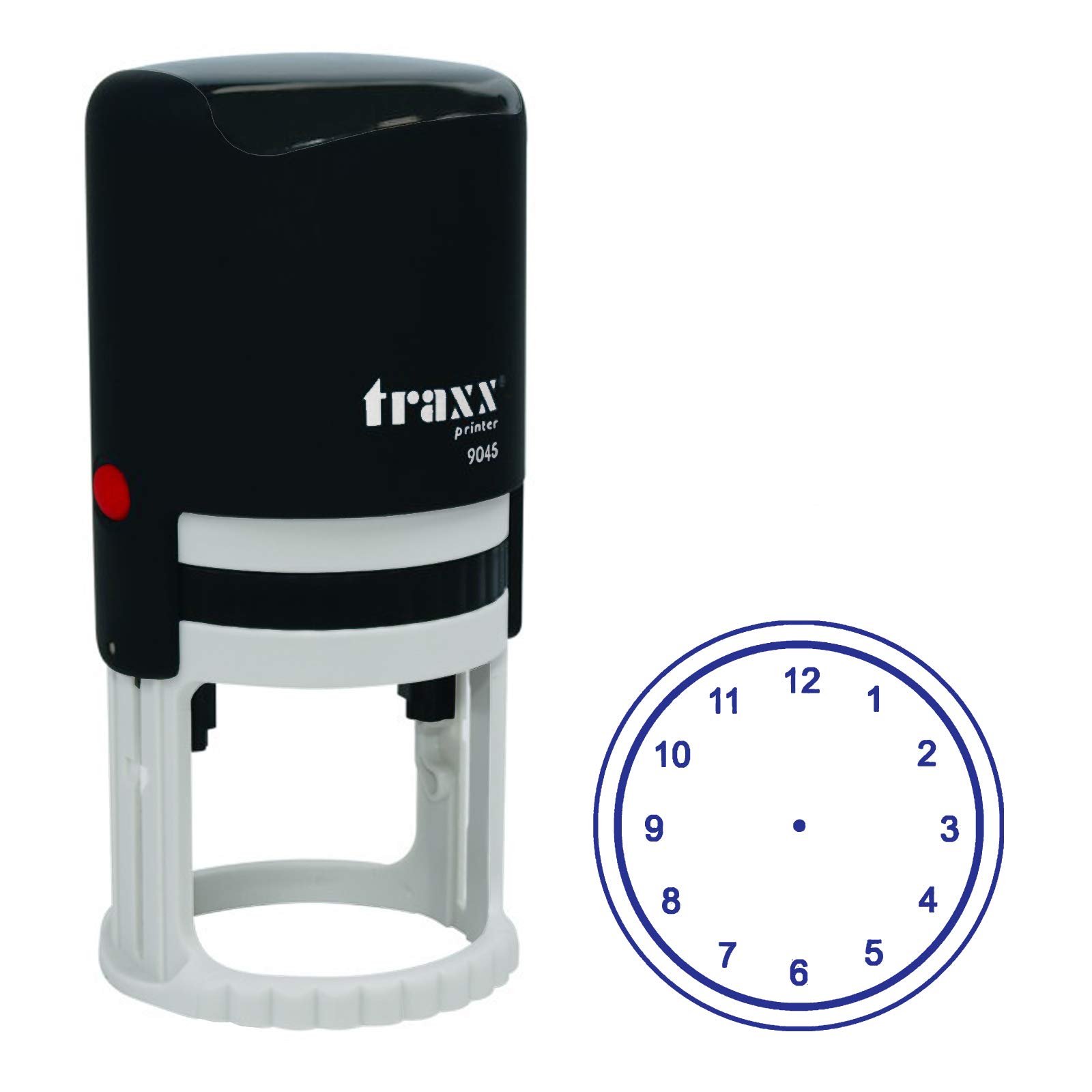 Traxx 9045 Clock Picture Self Inking Stamp