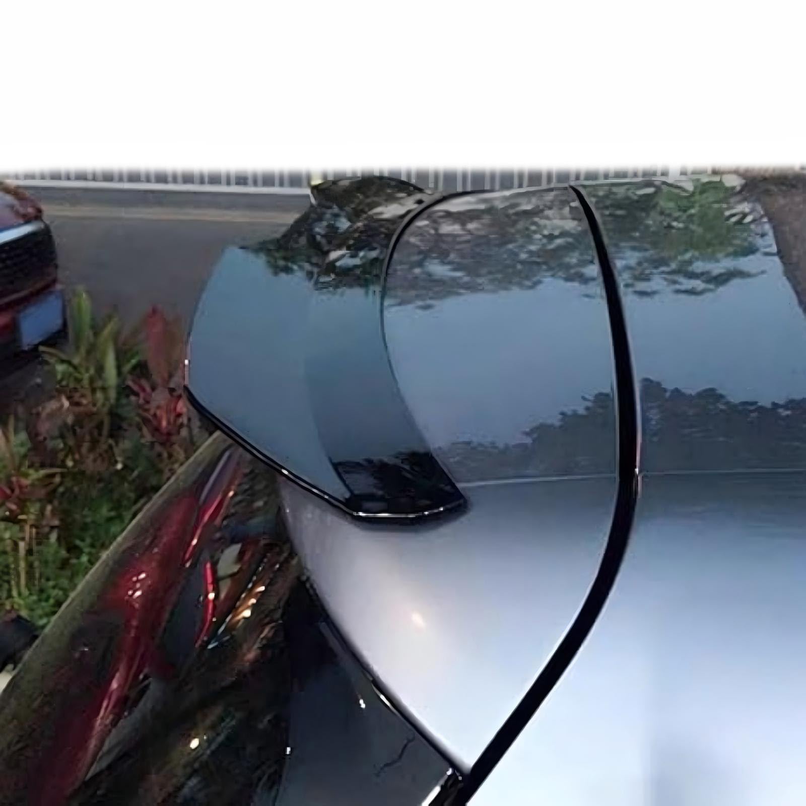 Spoiler Auto per Jeep Avenger 2022 2023 2024, Spoiler Alettone Tuning Auto Ricambi Auto Accessori Auto,Bright Black