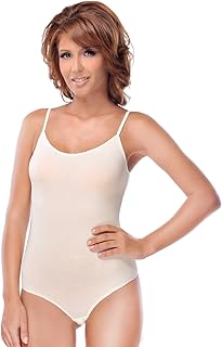 Body da donna con spalline dello spagettatore, colori e misure, con gancio di chiusura, body da danza e da donna, con vestibilità ottimale, maglietta sportiva