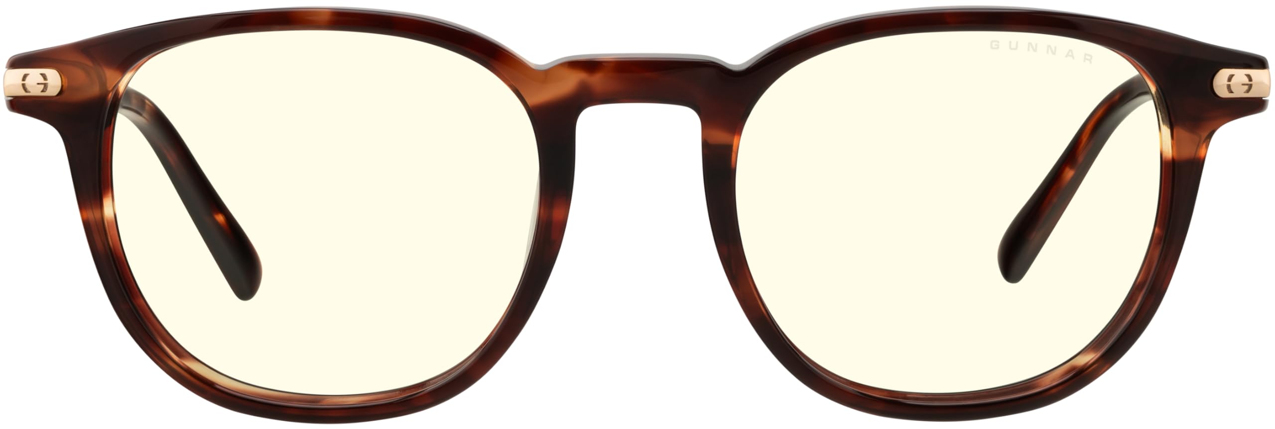 GUNNAR Womens Computer Glasses - Sofia Tortoise Clear Lens - Blue Light Blocking Anti Glare