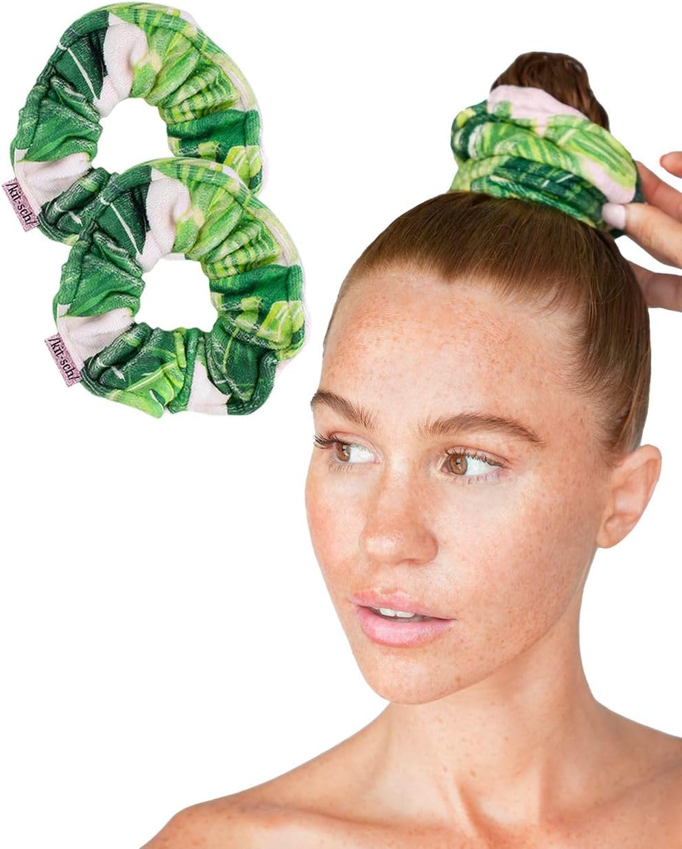 Kitsch Towel Scrunchie Ultra Soft Microfiber Hair Ties for Women