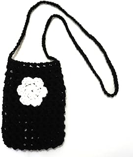 Mobile phone cosy,Handmade mobile phone carrier, Glass case, Crochet cross body mobile cover, sunglass cosy, handsfree phone bag, specs cosy