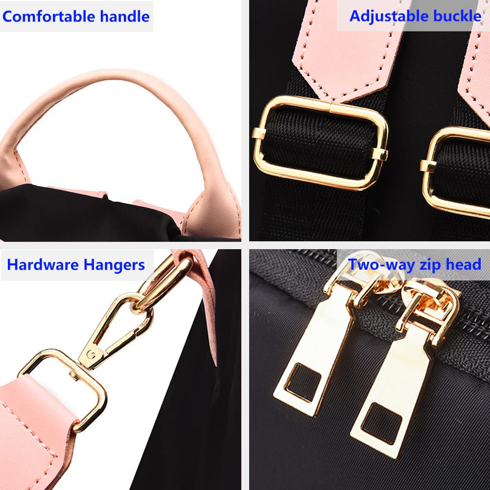 Sac à Main Convertible Femme - Sac à Dos Antivol Léger En Nylon - Pour Voyage, Travail Ou Études