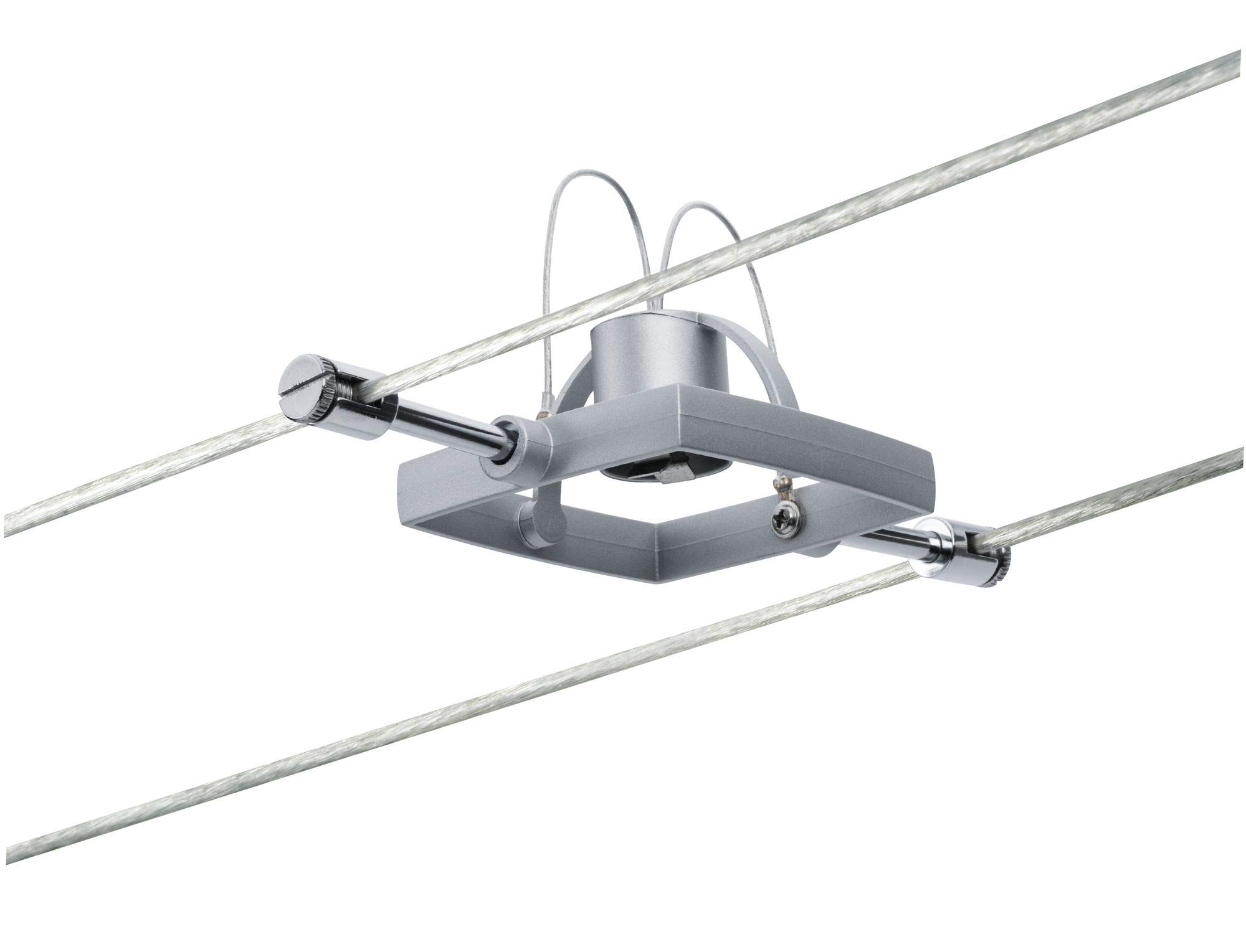 Paulmann Sistema Cavi Faretto Estensibile - Set Illuminazione Soffitto Cromato Opaco | Fino A 5 Faretti Da 10W - Foto 10