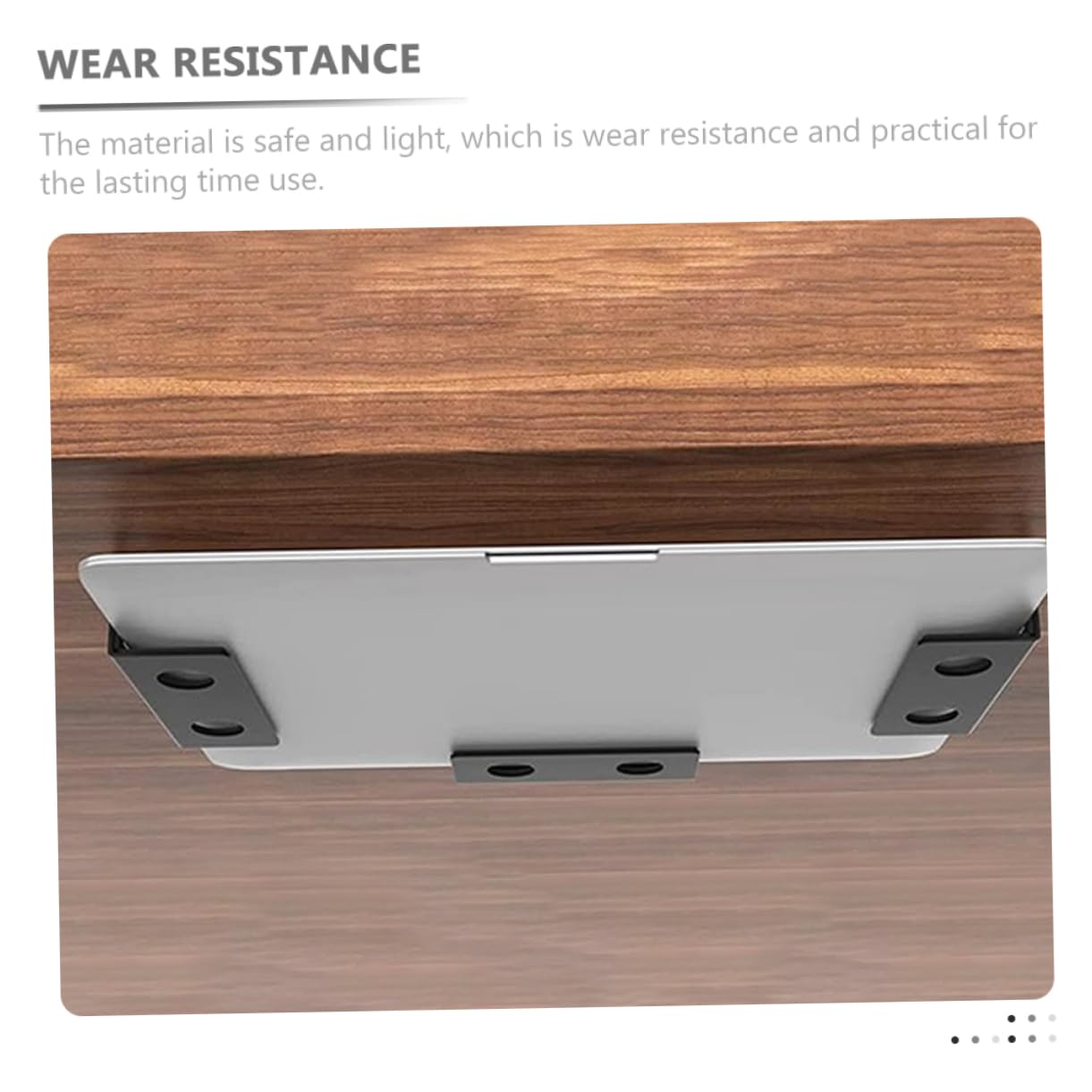 POPETPOP 1set Desk Laptop Holder Sturdy Support Effortless Installation for Tablets and Notebooks Space-Saving Storage for Organized Workspaces