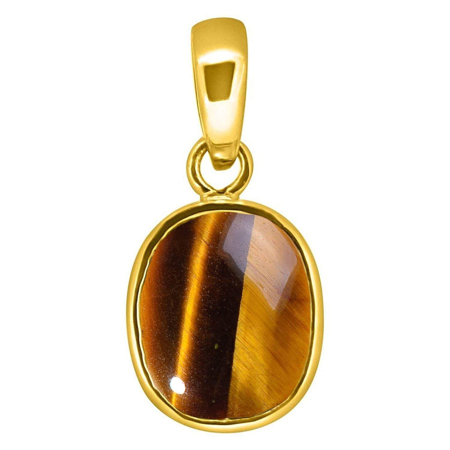 Pranjal Gems Original Tigers Eye Stone Pendant 7.25 Ratti for Astrological Purpose (B07MP5CSHB) Amazon Price History, Amazon Price Tracker
