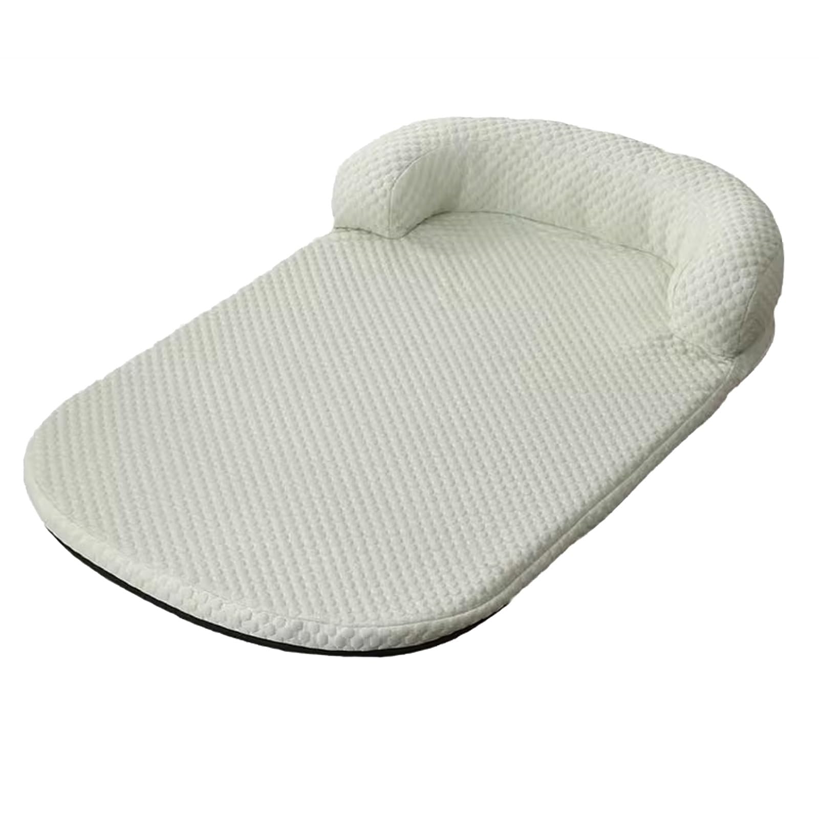 Manta Refrescante Perro con Almohada, Extraíble for Limpieza, Base Antideslizante(Green,80x60cm)
