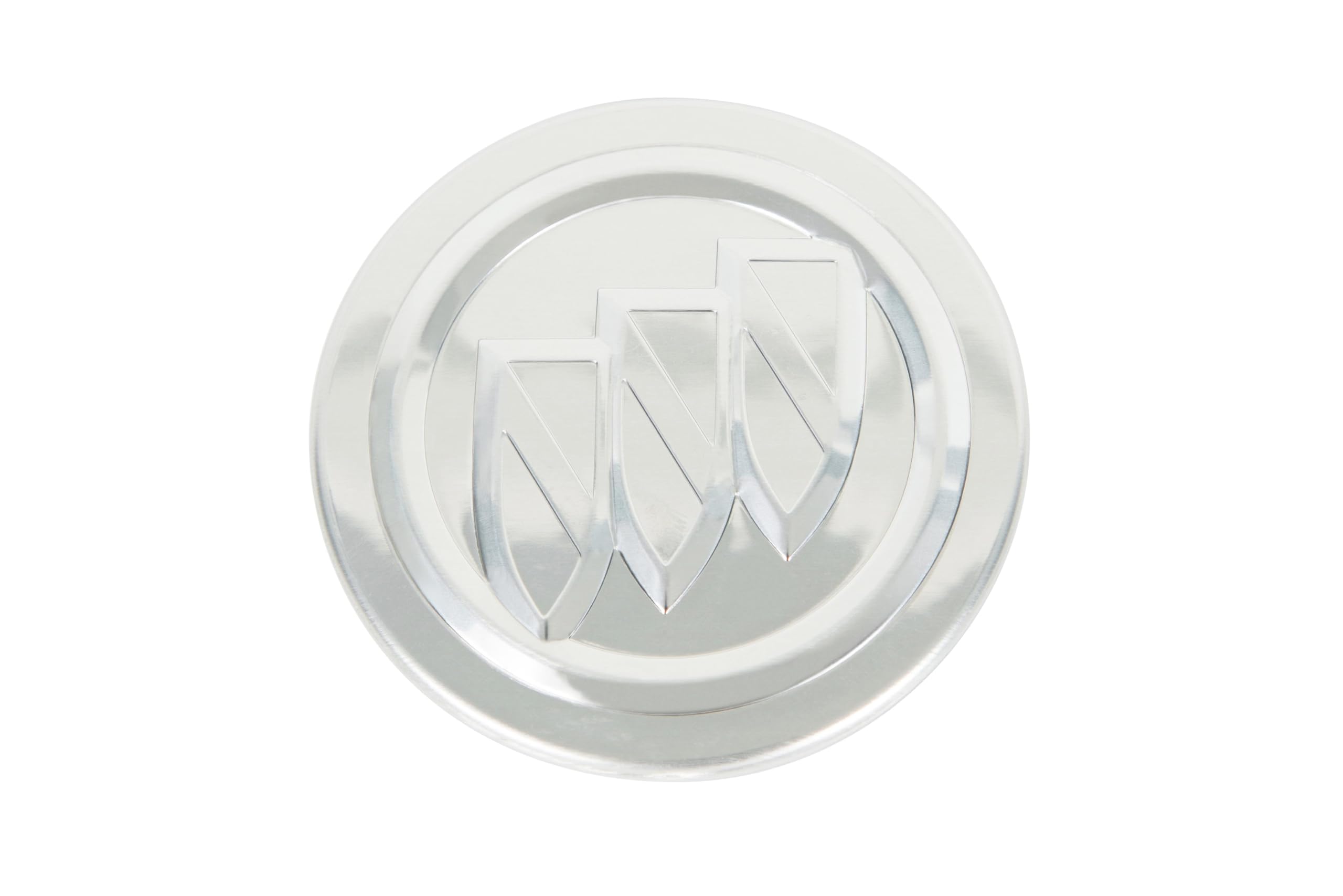 GM Accessories 88966045 Button Style Center Cap in Aluminum with Tri-Shield Logo