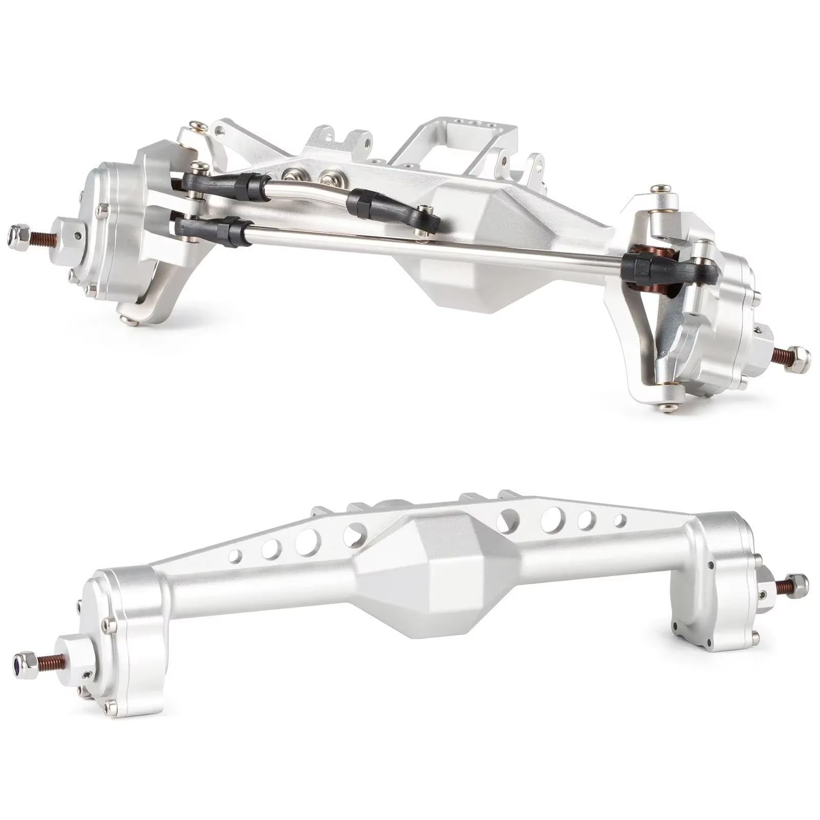 Rc Giocattoli Assali Compatibile Con H10 OPTIC Per Capra RC Per Rock Crawler Cheater Rigs, Assale Anteriore Posteriore In Alluminio 7075 Lavorato A Macchina Supporto Servo