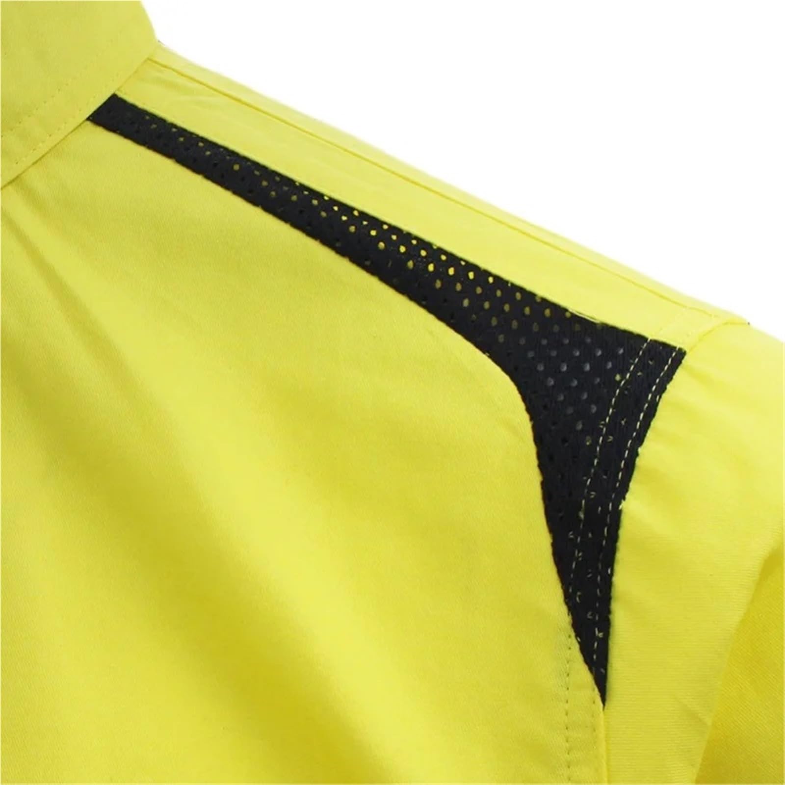 Chaleco reflectante de alta visibilidad, Chaleco de Alta Visibilidad, Reflectante Algodón Rayas Amarillo S-3XL(L)