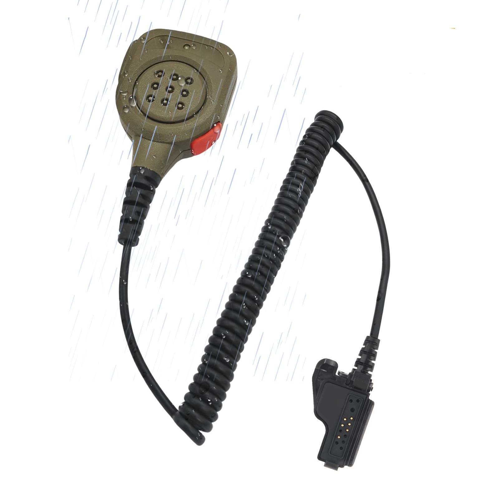 Amazon.co.jp: stdgove ハンドショルダーマイク 3.5mm 警察 ハンド