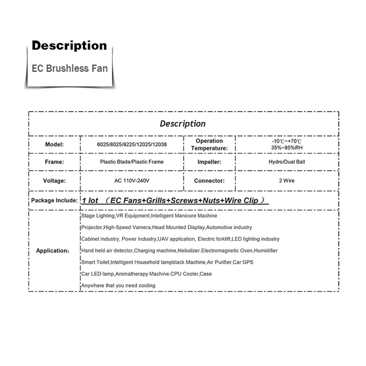 yaoqijie Axial Fan 60mm 80mm 90mm 120mm Ball Brushless Fan Cooler AC 110V 120V 220V 230V 240V Computer Case Fan 6025 8025 9225 12038 Lasting(Silver Grill,6025 Dual Ball_NO RGB)