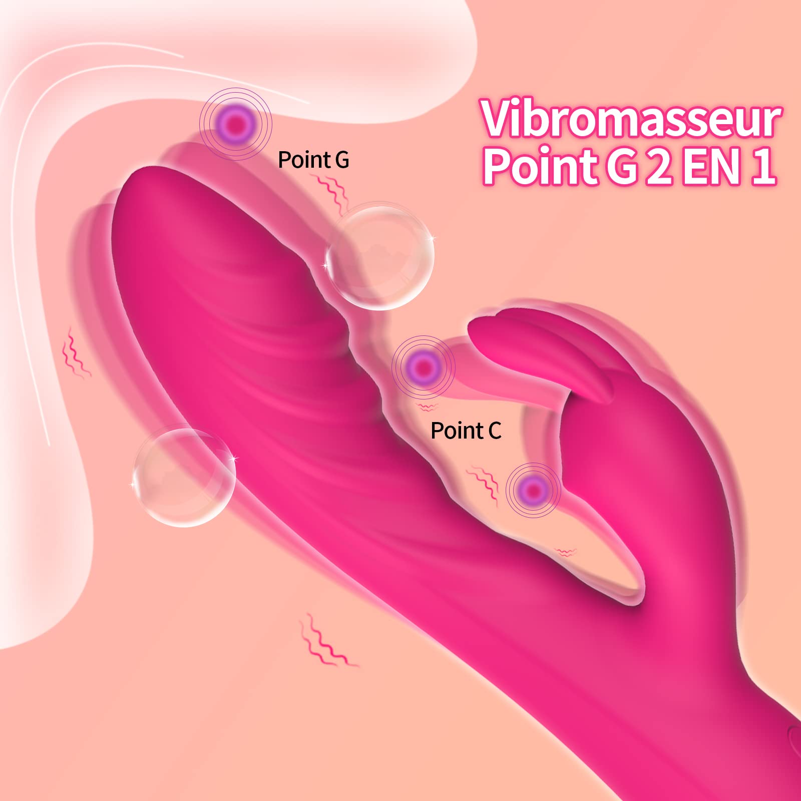 Vibratori da donna, vibratori "coniglio", vibratori G-spot, s, giocattoli sessuali, stimolatori in silicone impermeabili, orgasmi rapidi