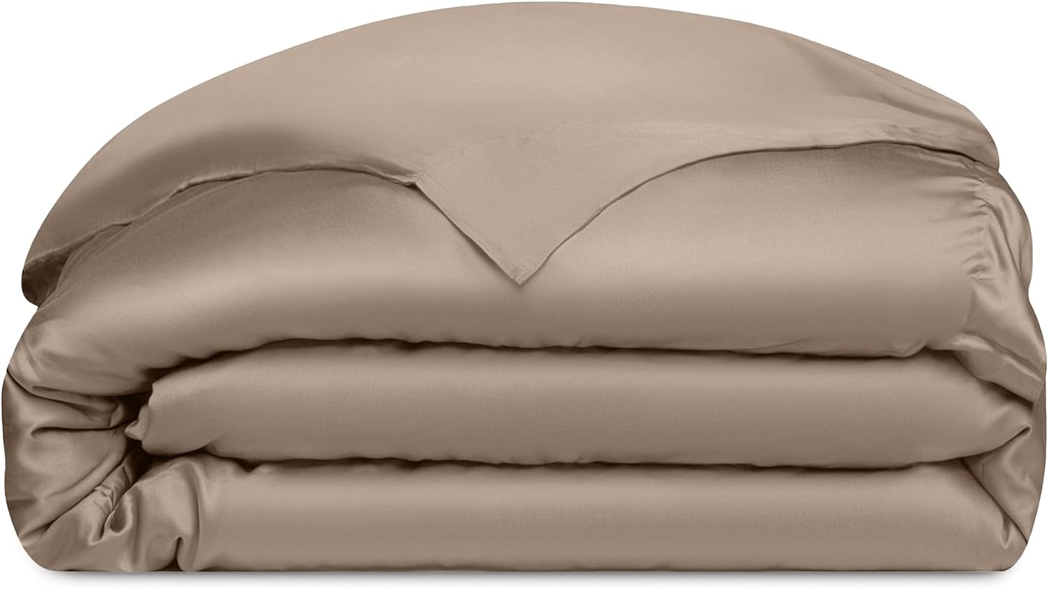 Cozy Earth Luxury Duvet Cover King - 100% Viscose from Bamboo - Ultra-Soft, Cooling & Lightweight Duvet Cover - Temperature-Regulating Bedding with Concealed Zip & Interior Snap Closures - Walnut Walnut King