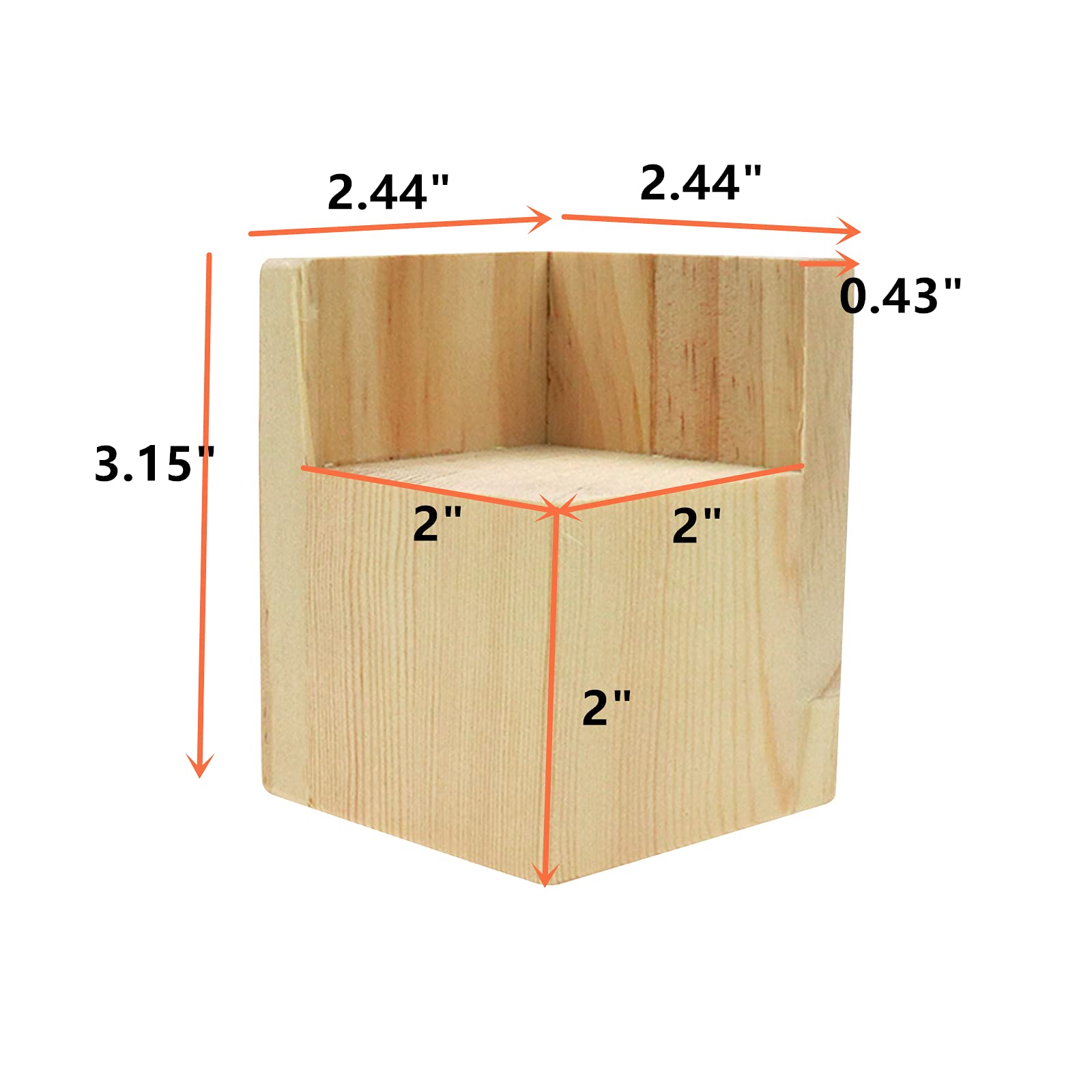 Houten Bedverhogers 4 Stuks Vierkante Meubelverhogers Zware Tafelliften Massief Meubelpoten Voegt 5 20 Cm Hoogte Toe A 4cm Increase Height 10cm 2052412708