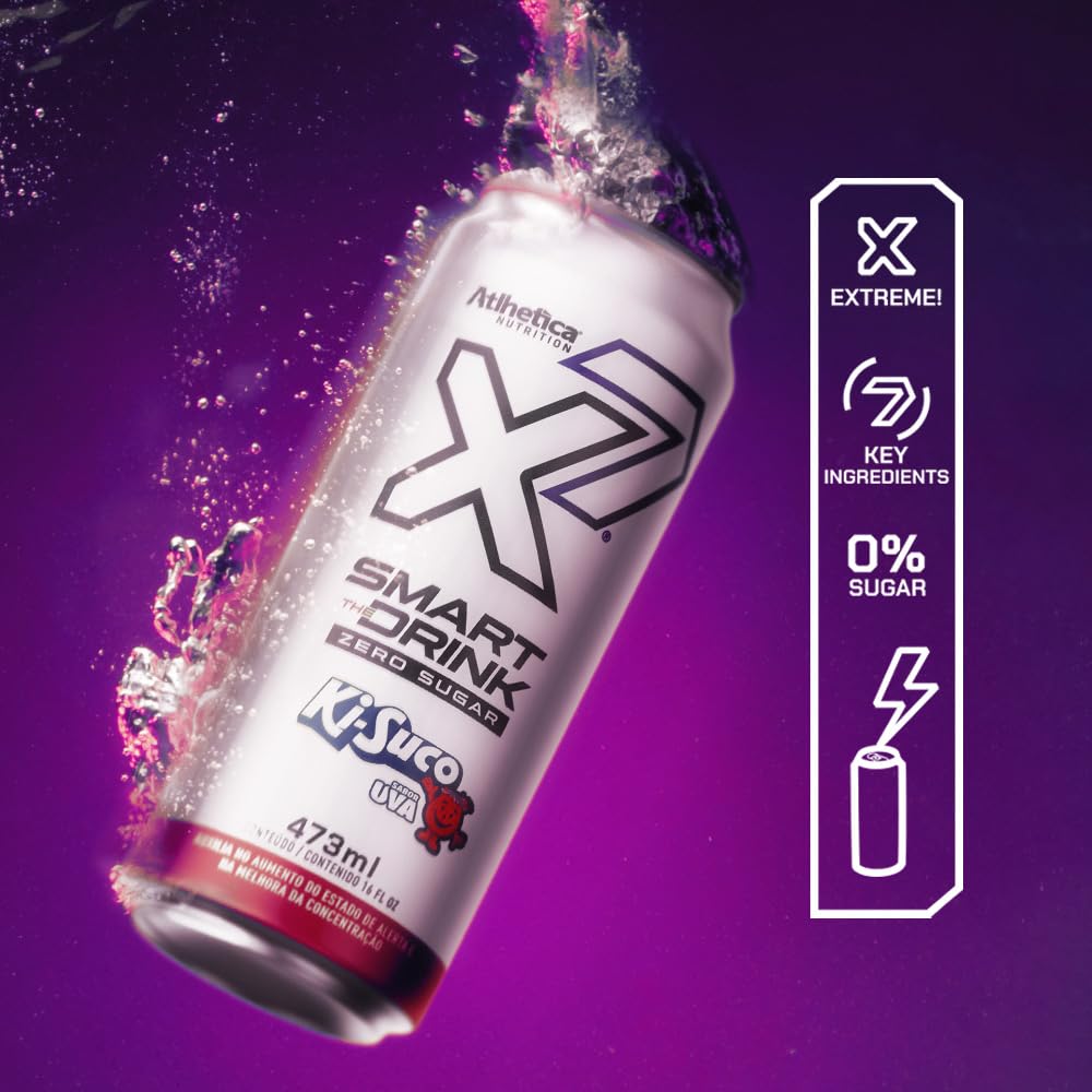 Atlhetica Nutrition X7 Smart The Drink, KiSuco Uva 473ml : Amazon