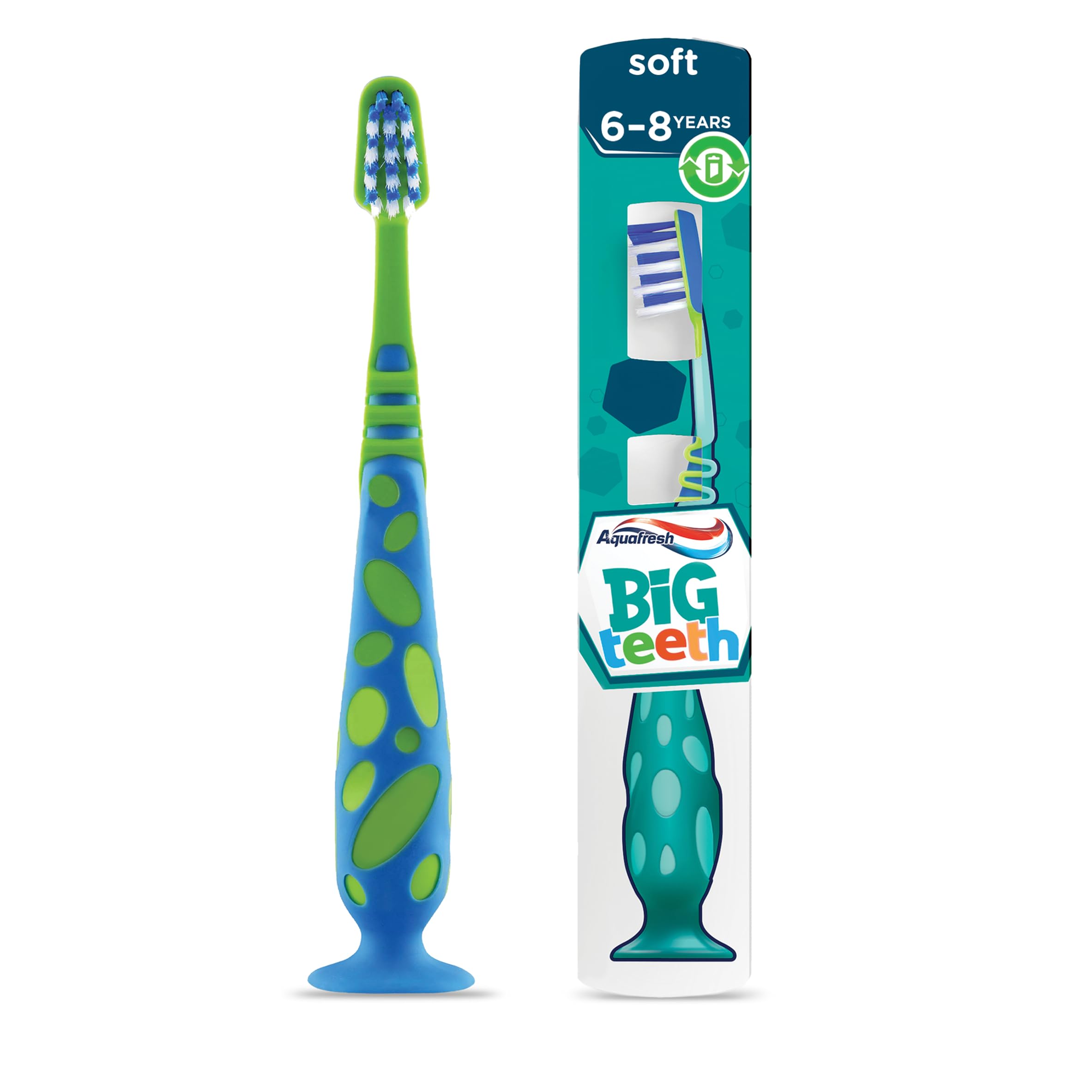 AQUAFRESH BIG TEETH TOOTHBRUSH 6-8 YEARS (BOYS AND GIRLS)