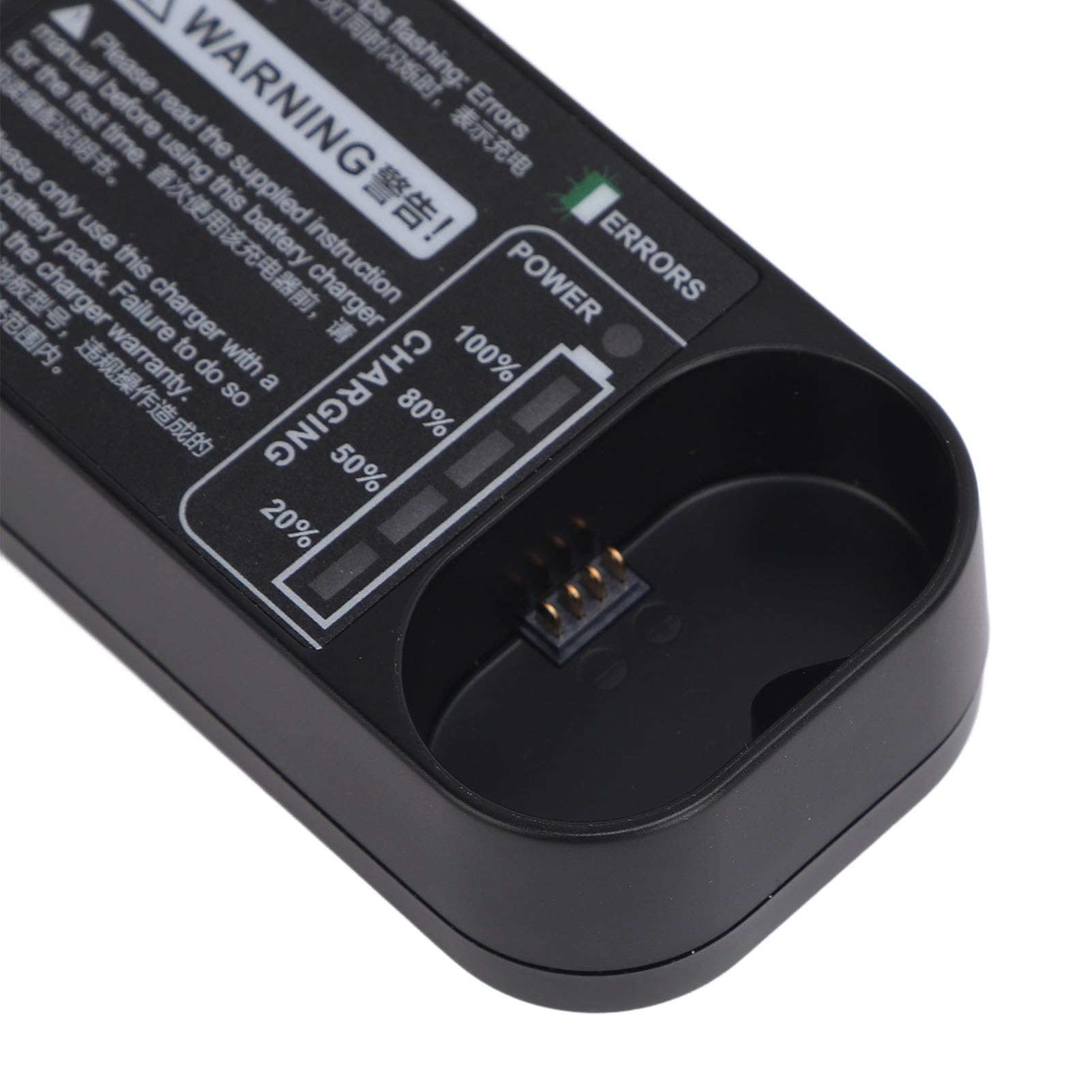 Akozon Cargador de BateríA para Flash de Cámara, 8,4 V 0,85 A, Recarga en
