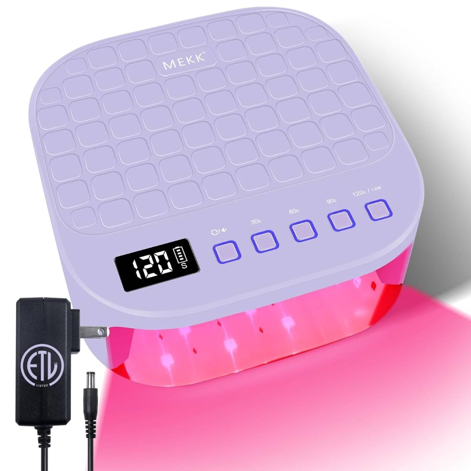 MEKK Nail Lamp - 54W UV LED Light for Gel Nails