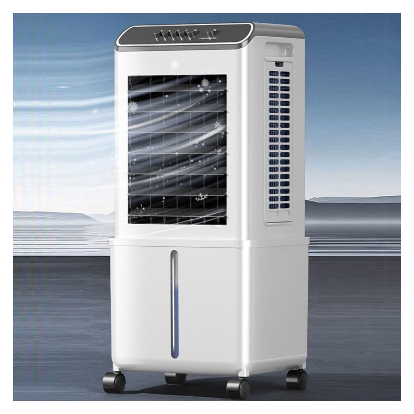 Udzbvlfajrw Mechanical Model Portable Evaporative Air Cooler With 10L Water Tank, 24H Timer