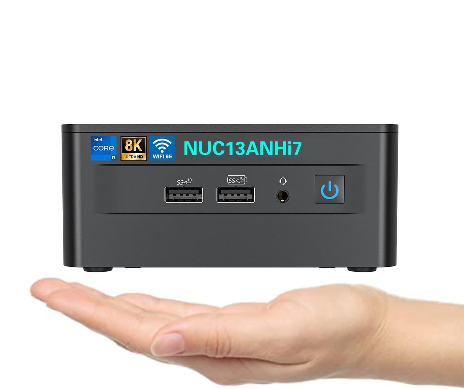 Intel NUC13ANHi7 NUC13 Pro 32GBRAM 1TB SSD Mini PC Mini Computer,Win 11 Pro Mini Computers,i7-1360P 12 Core,16 Thread, Up to 5 GHz Turbo,NVMe SSD DDR4,WiFi 6E,BT 5.3,8K Support,USB 3.2,HTPC,Gaming