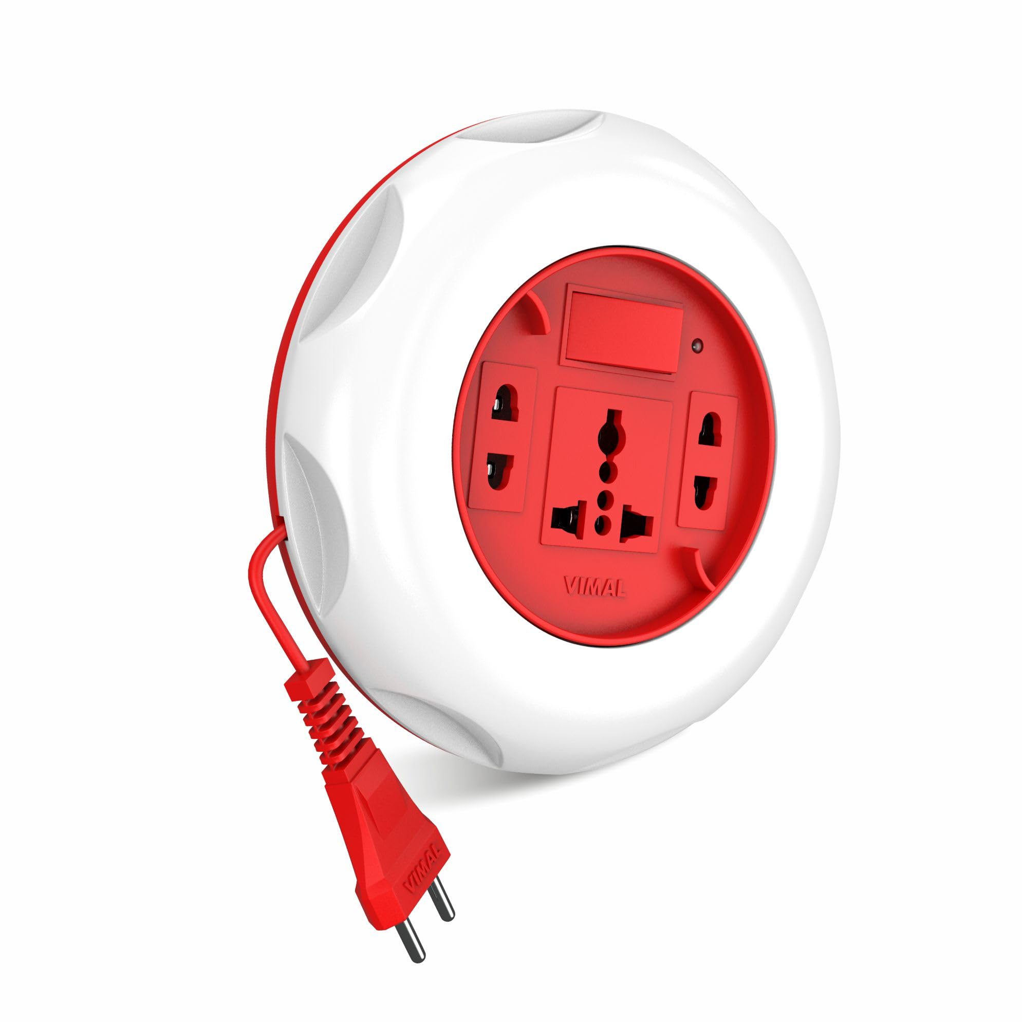 Vimal - Cube 2 Pin Extension Cord 4 Mtr. with International Socket,On/Off Switch & Power Indicator (B07RGQ22KS) Amazon Price History, Amazon Price Tracker