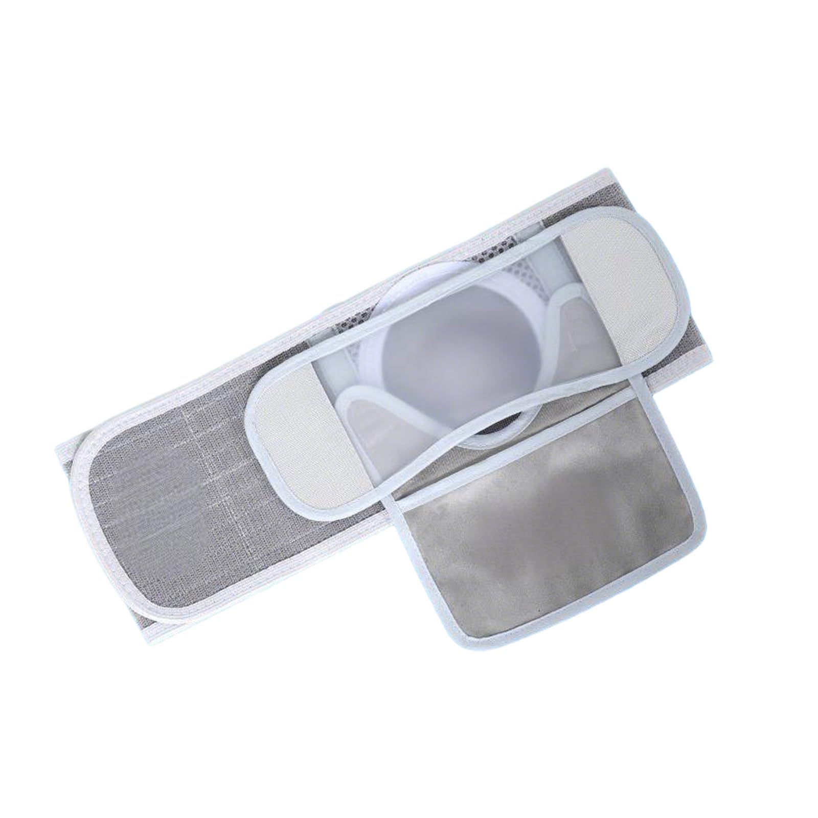 Cintura per Stomia Tagliabile, Fascia Ernia Ombelicale in Cotone per Uomo, Cintura per Colostomia, Fascia Elastica Addominale Femminile, Diametro Stoma 4-9 Cm(L)