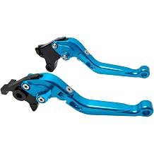 Brake Clutch Lever Set Replacement for CFMOTO 450NK 450SR 2023 2024 2025 Adjustable Folding Extendable Aluminum Motorcycle Handlebar LeversBlue
