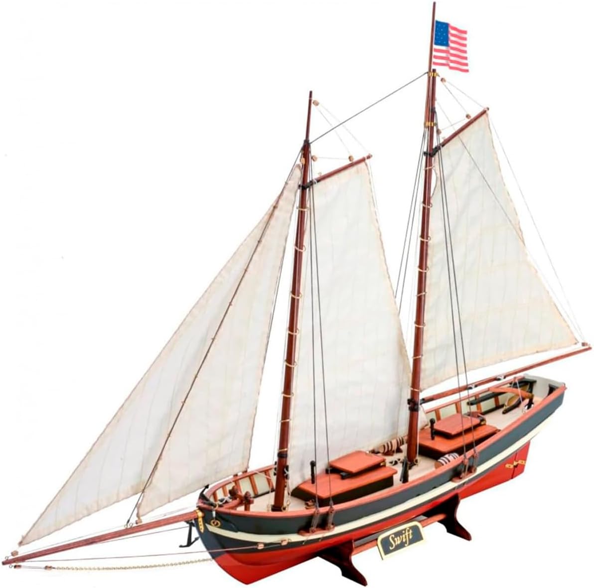 Wooden Ship Model Kit – US Pilot Boat, Swift– Model 22110-N, 1:50 Scale – Models to Assemble – Initiation Level