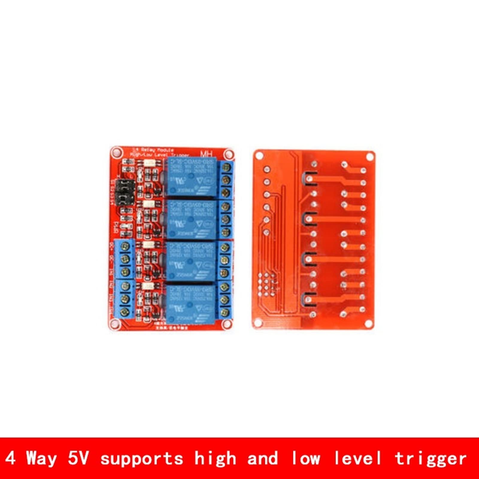 Bouclier de Module Relais 1/2/4/8 canaux 5v 12v 24v, 1 pièce, avec Support optocoupleur, Carte développement déclenchement Niveau Haut/Bas