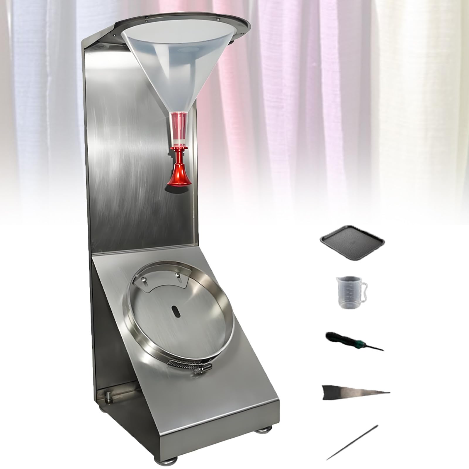 Atwynd Fabric Spray Rating Tester, Textile Sur-face Wetness Tester with 45° Sample Placement Angle, for Waterproof Testing and Quality Inspection, Textile Spray Moisture Resistance Tester