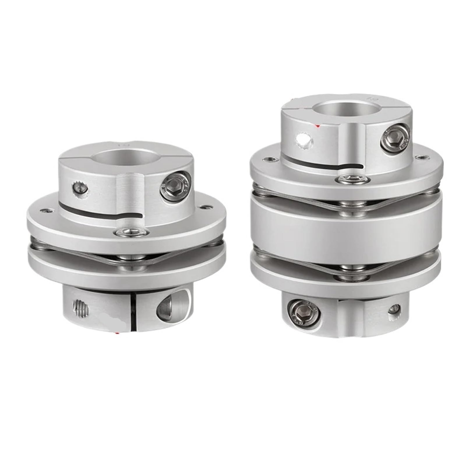 Accouplement à diaphragme simple et Double bride en alliage d'aluminium D56 L45mm, 1 pièce(12.7x12.7)