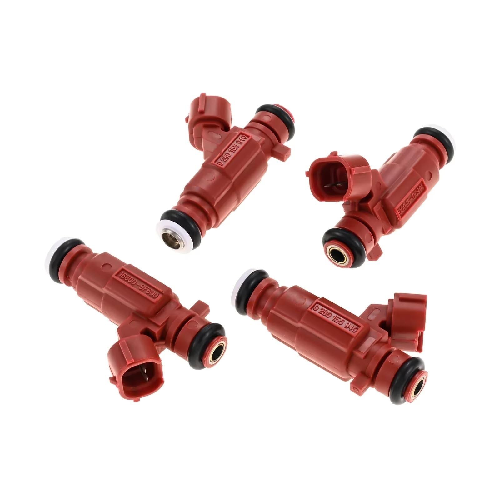 Yplvwsoyq One Color Injector Nozzles Compatible With For Primera For Almera 1.5-1.8 4Pcs Car Engine Fuel Injector Nozzle Parts Petrol Injection Nozzles 0280155940 16600-9F600