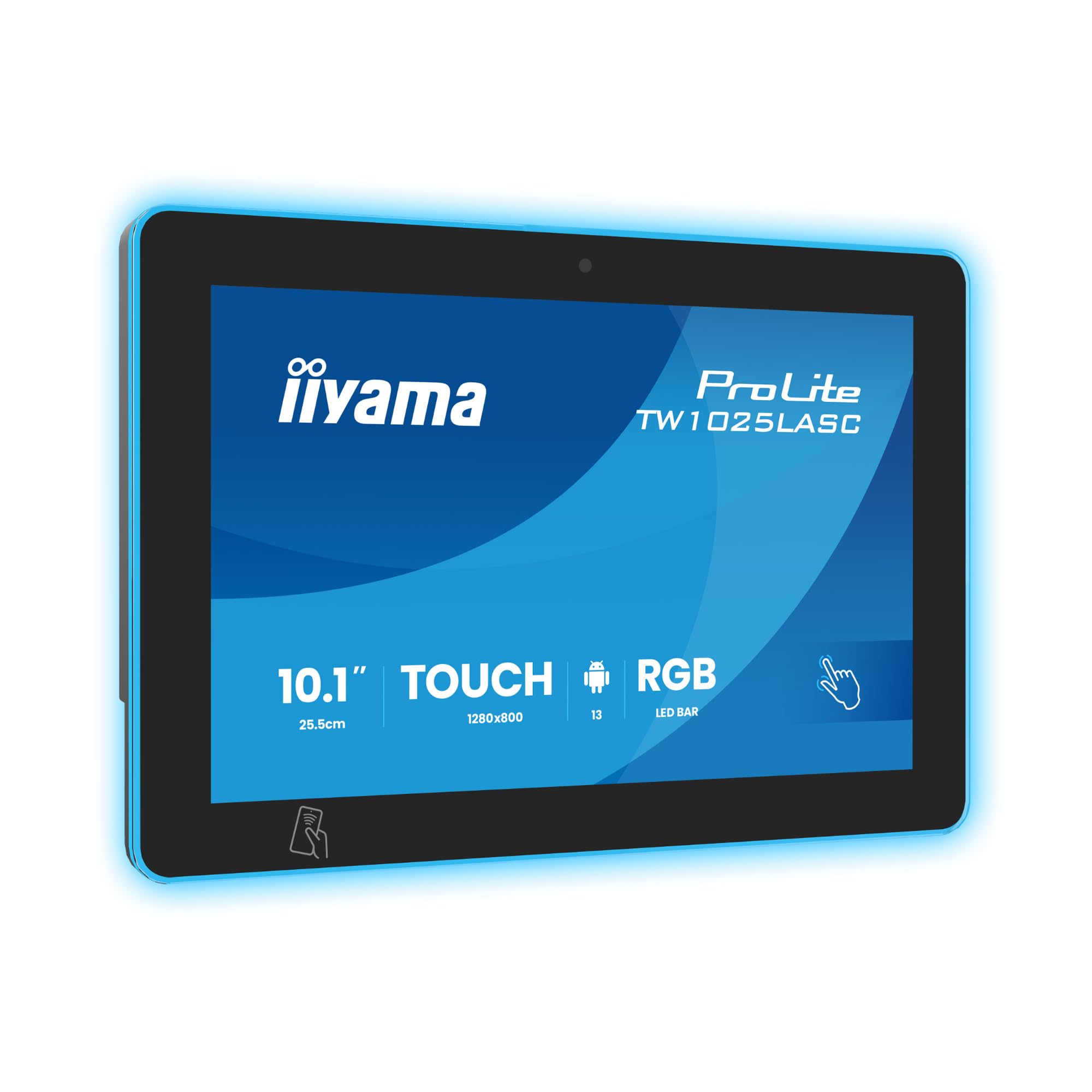 Iiyama Prolite Tw1025lasC-B3pnr Monitor Pc 25,6 Cm [10.1] 1280 X 800 Pixel Wxga Led Touch Screen Multi Utente Nero (10.1 Tw1025lasC-B3pnr Monitor - 1